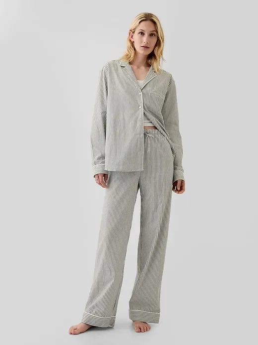 Poplin PJ Pants sold by GAP product image thumbnail 3