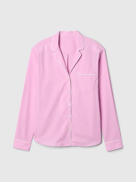 Poplin PJ Shirt sold by GAP product image thumbnail 4