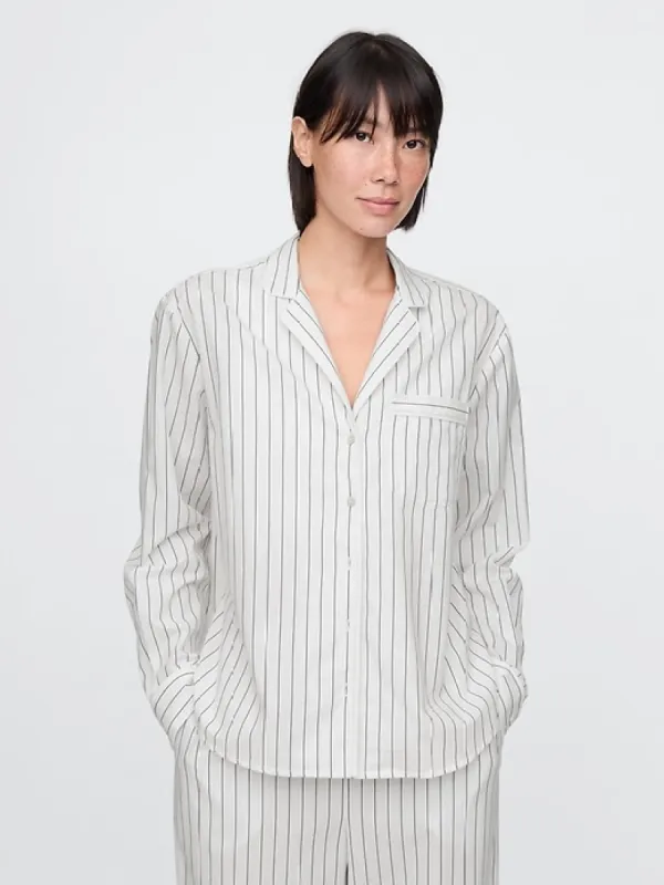 Poplin PJ Shirt sold by GAP