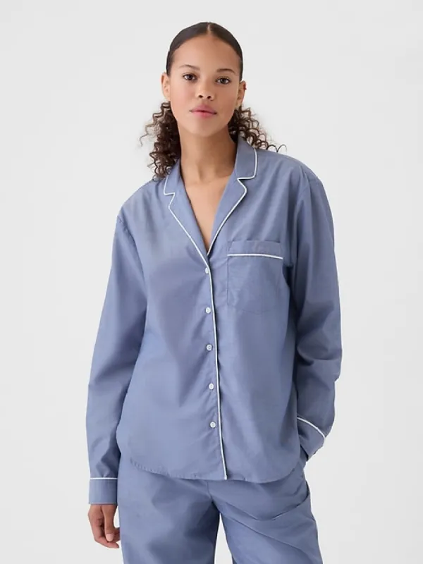 Poplin PJ Shirt sold by GAP