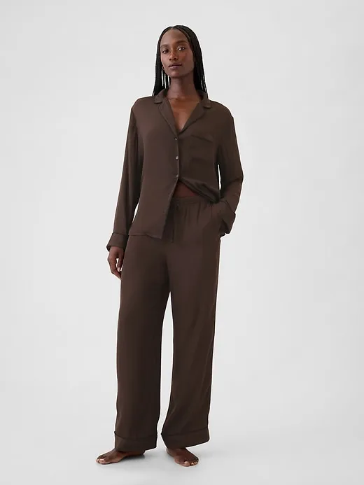 Satin PJ Pants sold by GAP