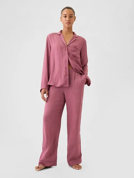 Satin PJ Pants sold by GAP