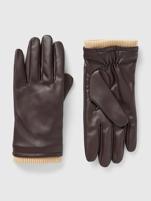Vegan Leather Gloves sold by GAP