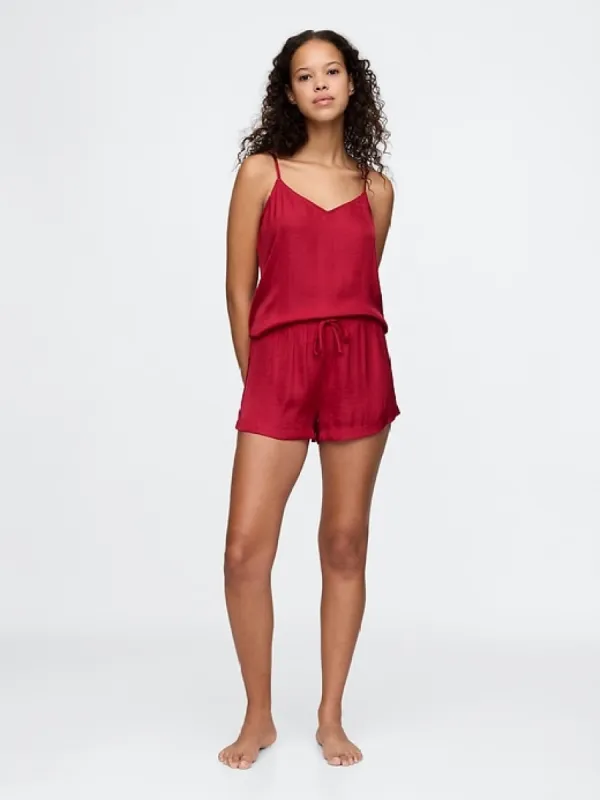 Satin PJ Shorts sold by GAP