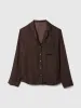 Satin PJ Shirt sold by GAP