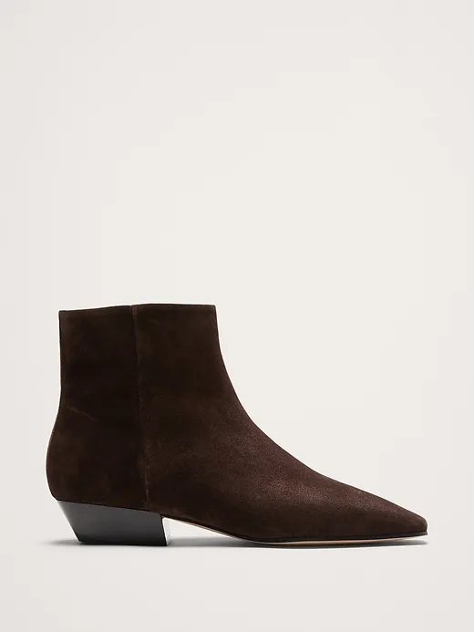 Italian Suede Ankle Boot sold by Banana Republic