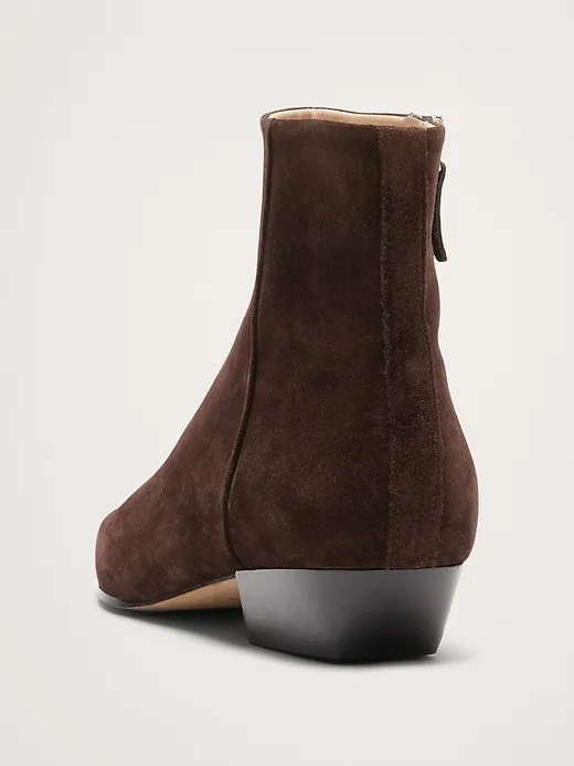 Italian Suede Ankle Boot sold by Banana Republic product image thumbnail 5