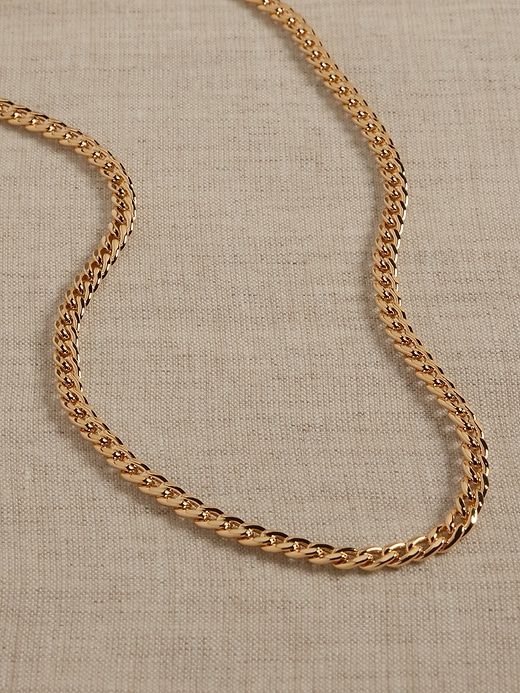 Ravena Delicate Curb Link Necklace | Aureus + Argent sold by Banana Republic product image thumbnail 2