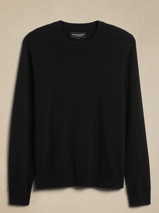 Sarno Cashmere Crew-Neck Sweater sold by Banana Republic product image thumbnail 4