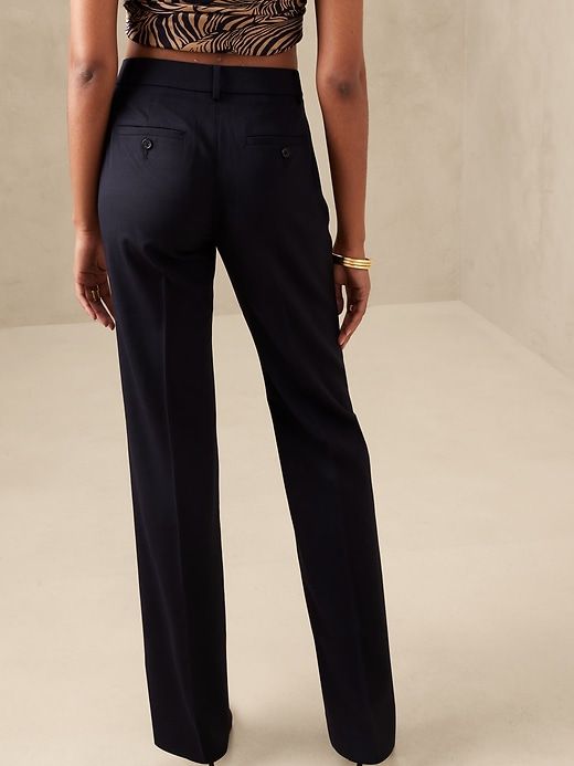 Siena Straight Italian Wool Pant sold by Banana Republic product image thumbnail 2
