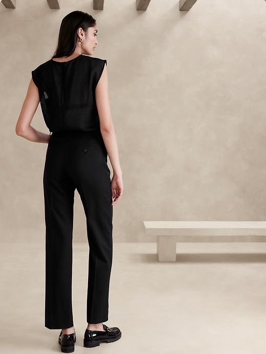 Siena Straight Italian Wool Pant sold by Banana Republic product image thumbnail 4