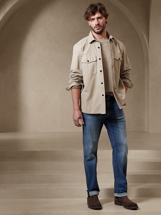 Straight LUXE Traveler Jean sold by Banana Republic