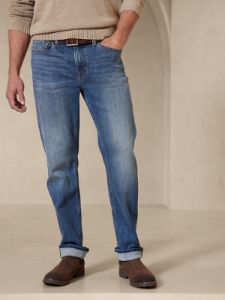 Straight LUXE Traveler Jean sold by Banana Republic