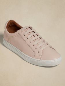 Nickola Pebbled Leather Sneaker sold by Banana Republic