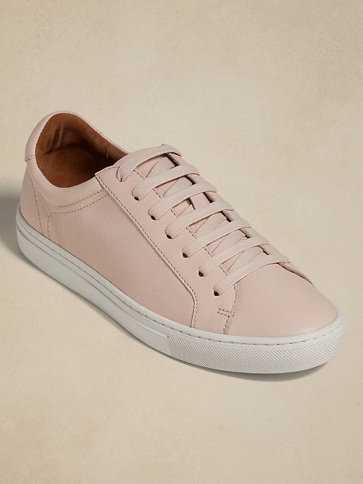 Nickola Pebbled Leather Sneaker sold by Banana Republic product image thumbnail 2