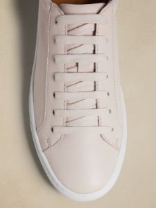Nickola Pebbled Leather Sneaker sold by Banana Republic