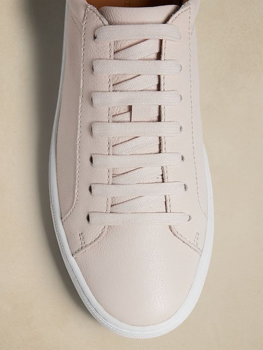 Nickola Pebbled Leather Sneaker sold by Banana Republic product image thumbnail 3