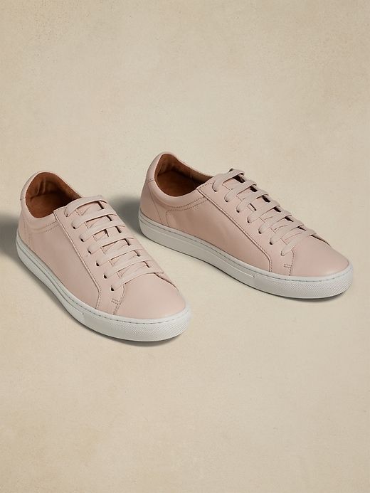 Nickola Pebbled Leather Sneaker sold by Banana Republic product image thumbnail 5