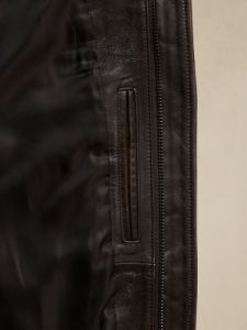 BR ARCHIVES Leather Bomber Jacket sold by Banana Republic