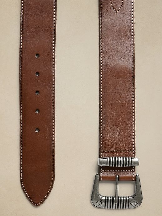 Heritage Etched Buckle Waist Belt sold by Banana Republic product image thumbnail 2