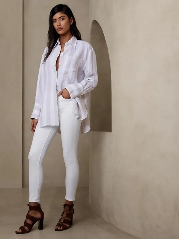 Mid-Rise Skinny Jean made by Banana Republic