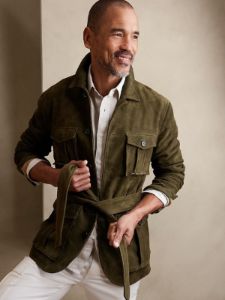 Heritage Suede Expedition Jacket sold by Banana Republic