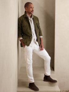 Heritage Suede Expedition Jacket sold by Banana Republic
