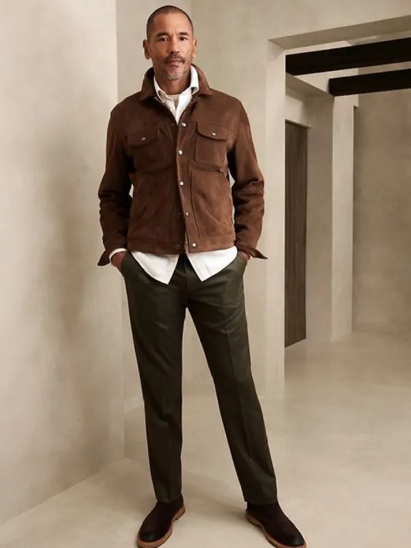 Tapered Perfect Flannel Dress Pant sold by GAP