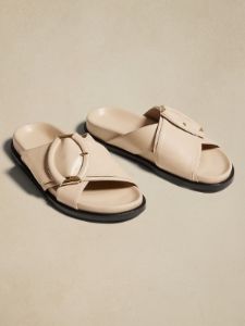 Ravello Leather Slide sold by Banana Republic