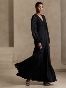 Marta Cotton-Silk Maxi Dress sold by GAP
