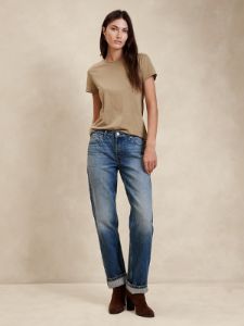 SUPIMA® Crew-Neck T-Shirt sold by Banana Republic