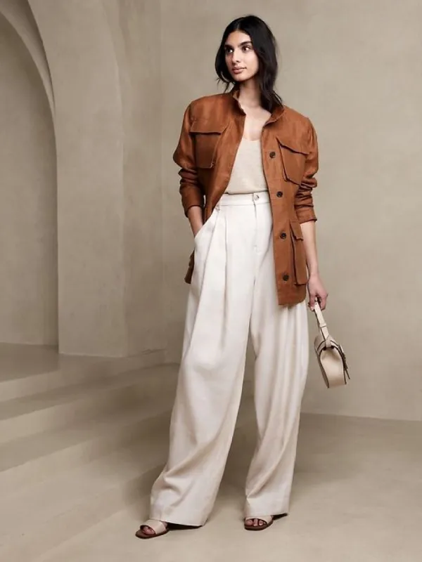 Arielle Linen Jacket sold by GAP