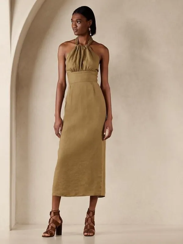 Lisa Linen Midi Dress sold by GAP