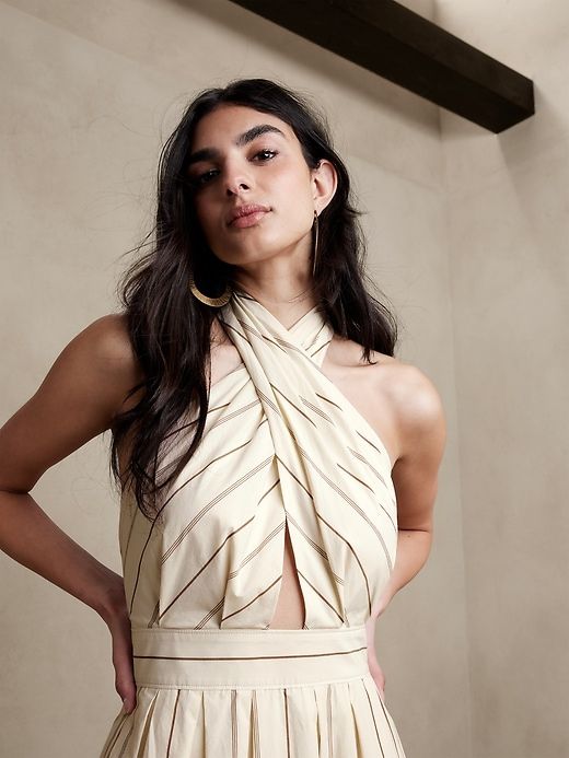 Rhapsody Poplin Maxi Dress sold by Banana Republic product image thumbnail 3