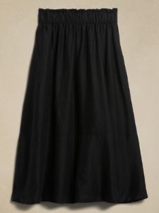 Bria Linen Midi Skirt sold by GAP