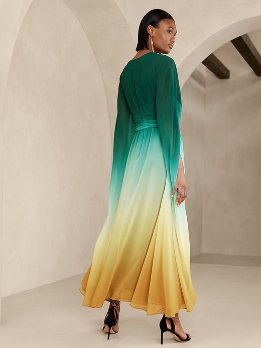 Zela Chiffon Maxi Dress sold by Banana Republic product image thumbnail 2