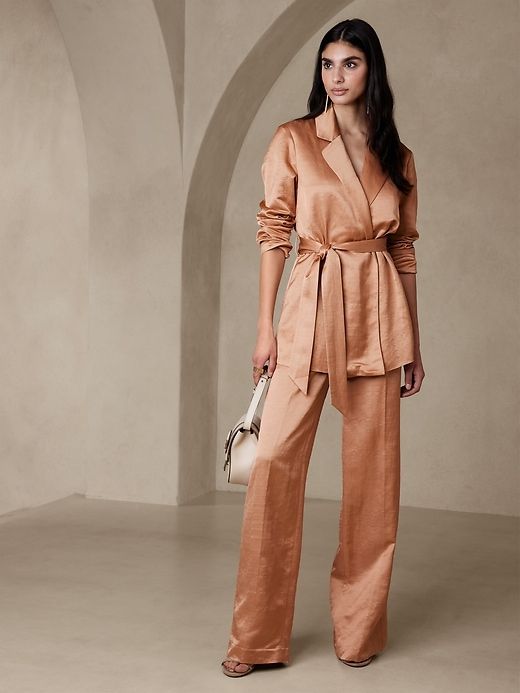 Brigitte Satin Blazer sold by Banana Republic