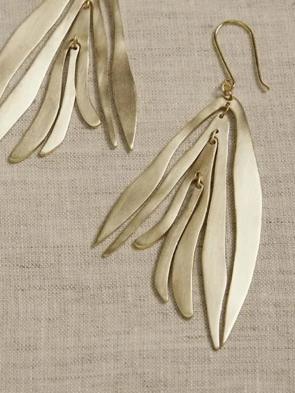 Abstract Leaf Dangle Earrings | Aureus + Argent sold by GAP
