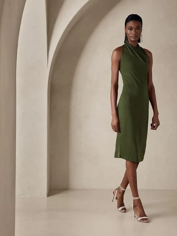 Misa Halter Midi Dress sold by GAP