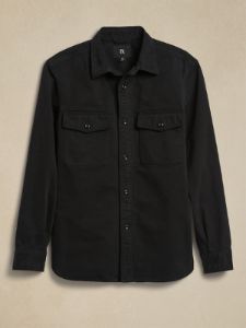 Malo Twill Shirt Jacket sold by Banana Republic