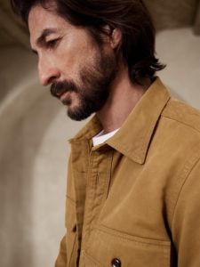 Malo Twill Shirt Jacket sold by Banana Republic