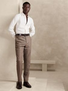 Raffa Italian Tweed Suit Pant sold by Banana Republic