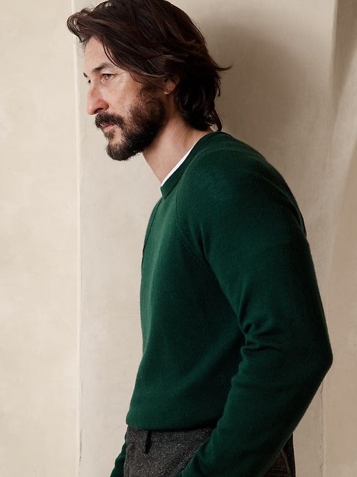 Franco Italian Merino Crew-Neck Sweater sold by Banana Republic product image thumbnail 4