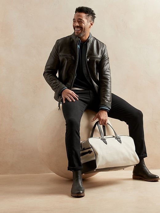 Straight LUXE Traveler Jean sold by Banana Republic