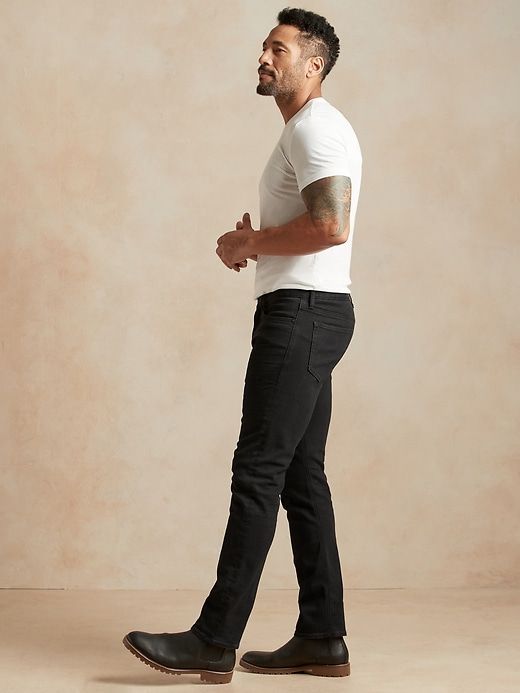 Straight LUXE Traveler Jean sold by Banana Republic product image thumbnail 4