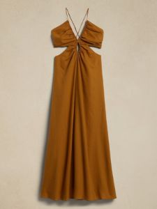 Manon Linen-Blend Maxi Dress sold by GAP
