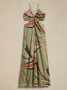 Manon Linen-Blend Maxi Dress sold by GAP