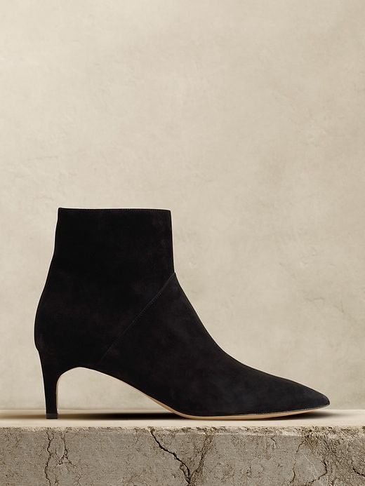 Valais Suede Ankle Boot sold by Banana Republic