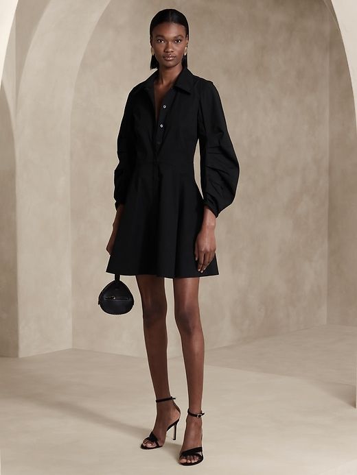 Paxton Poplin Mini Dress sold by GAP