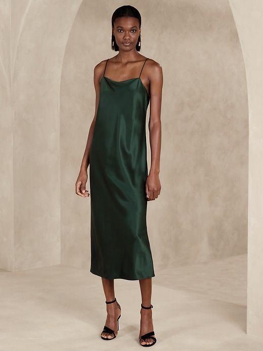 Edina Silk Midi Dress sold by Banana Republic